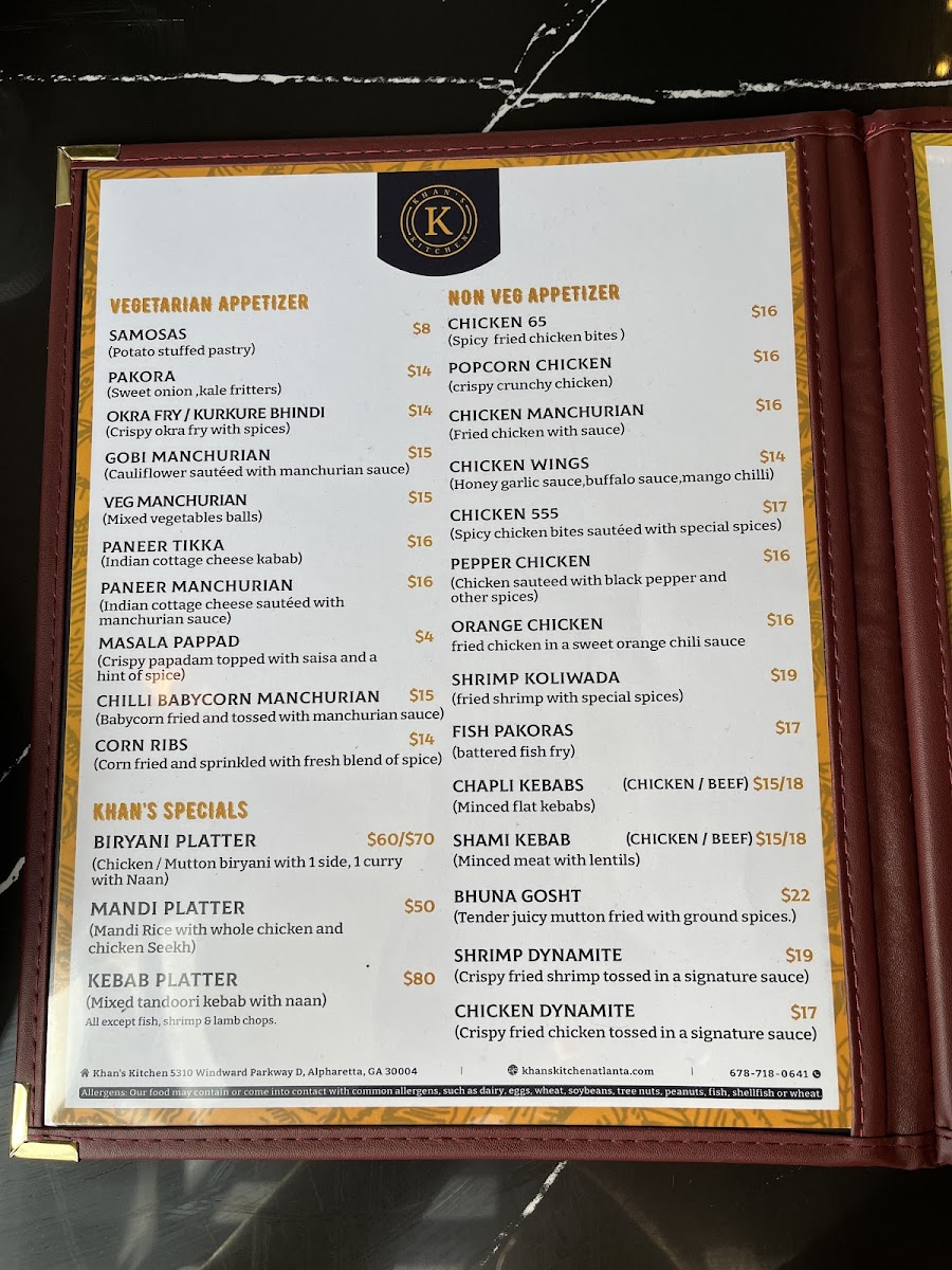 Menu Khan's Kitchen-4