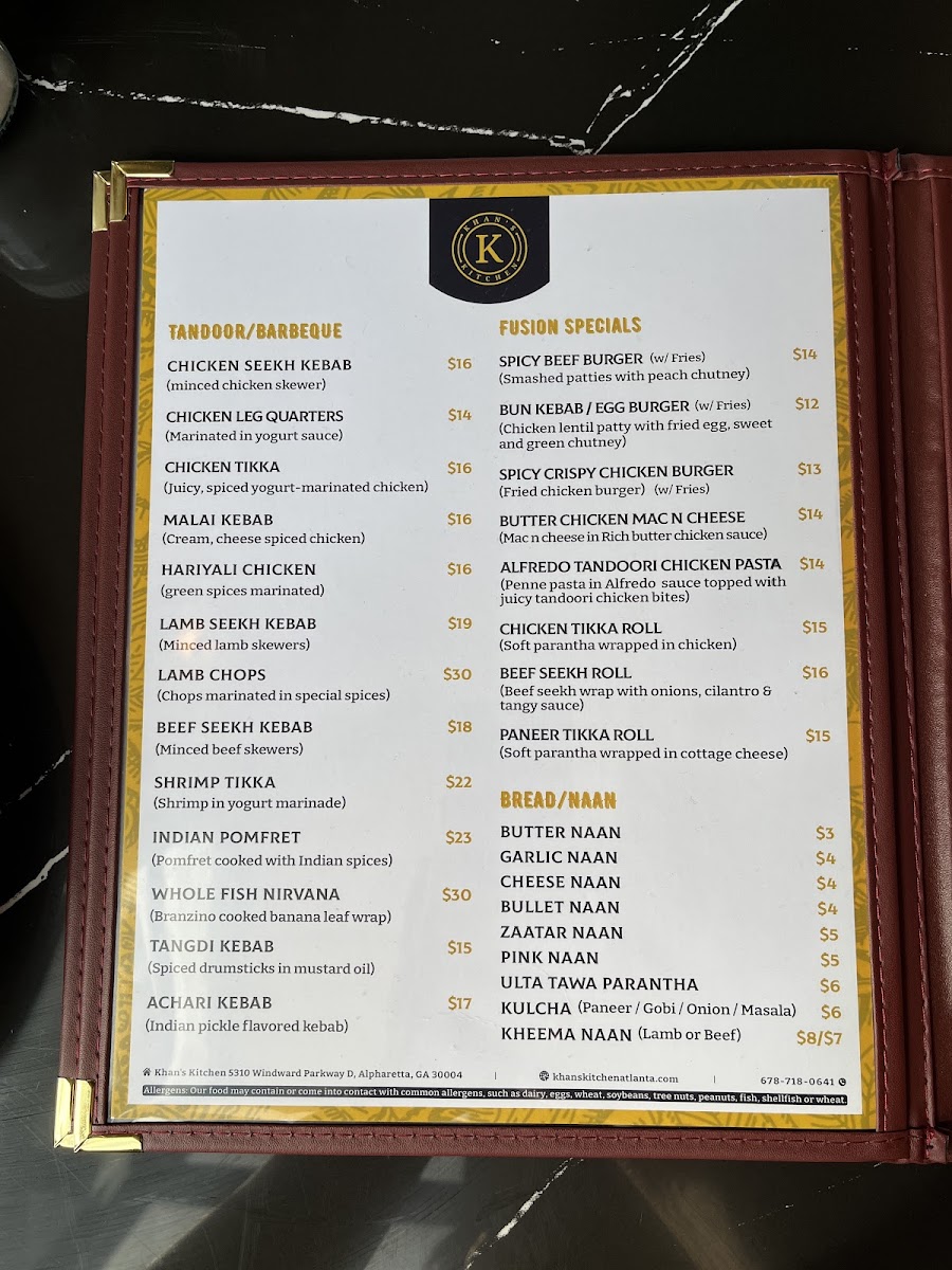 Menu Khan's Kitchen-5