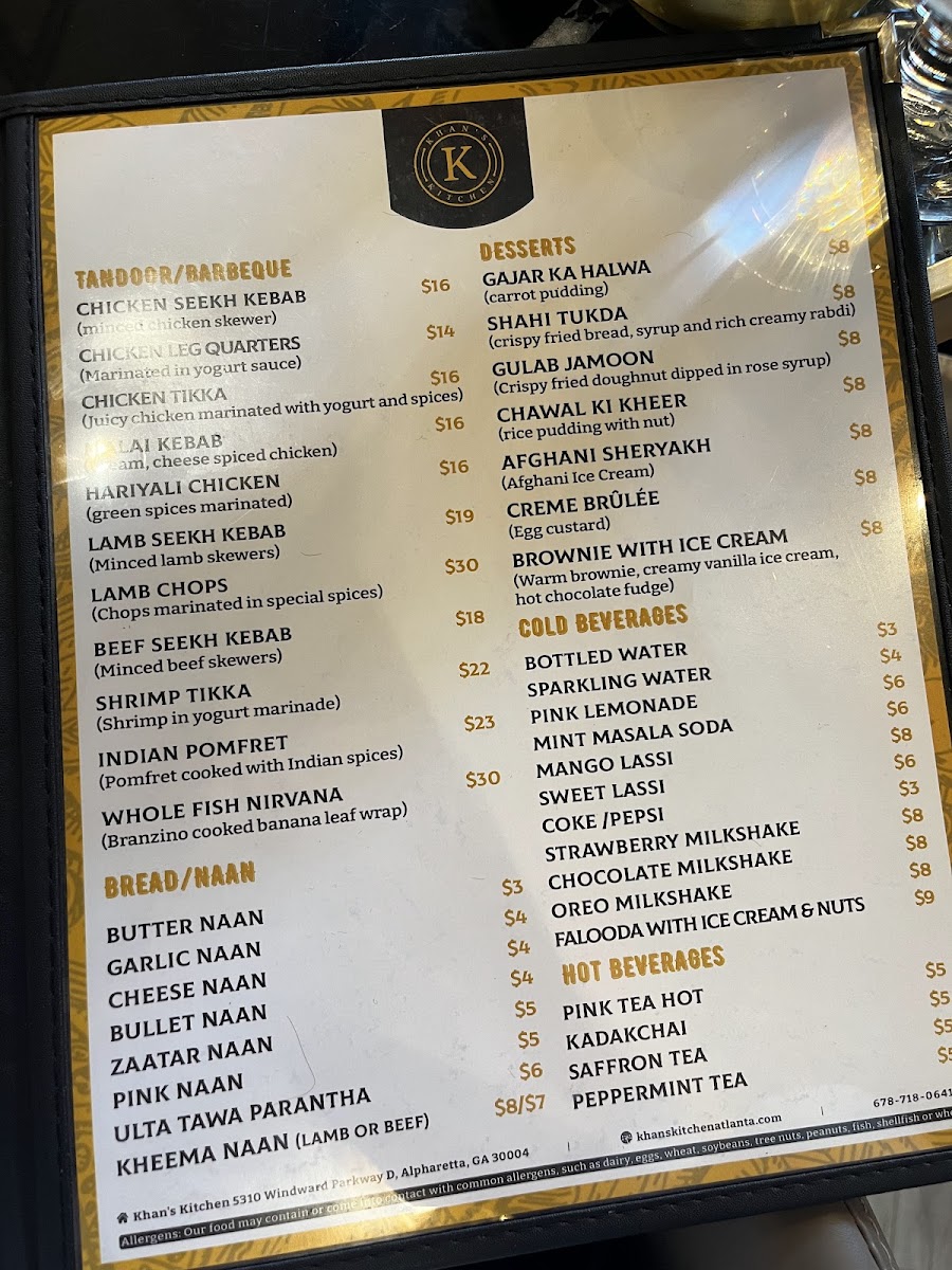 Menu Khan's Kitchen-8